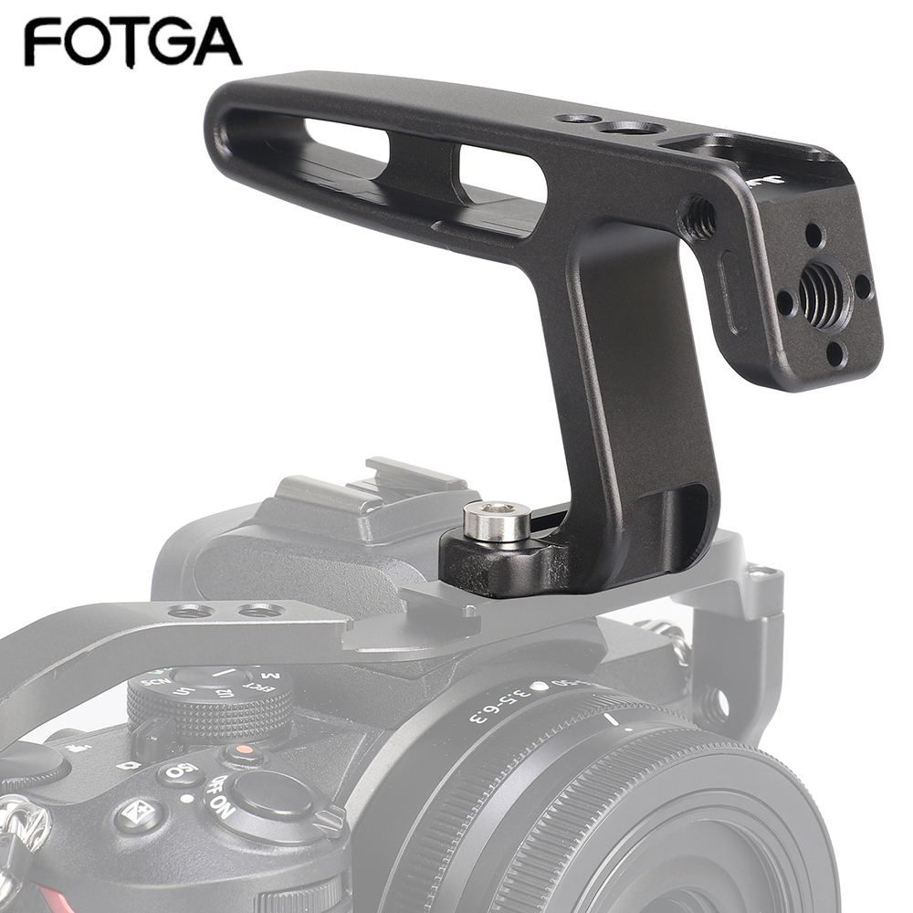Camera Cold Shoe - FOTGA-Mini empuñadura superior para cámara, soporte