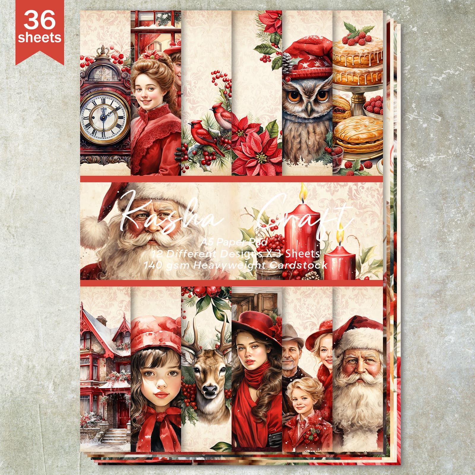 Photography Magazine - 36 hojas A5 (familia festiva de