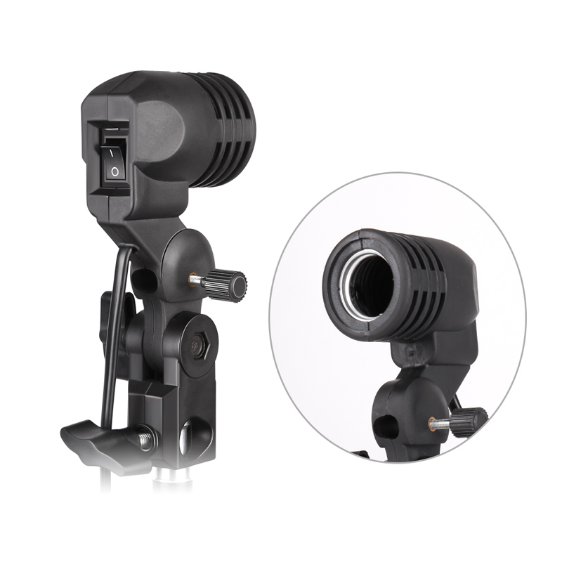 Photography Umbrella Light - Soporte de bombilla de Cable de