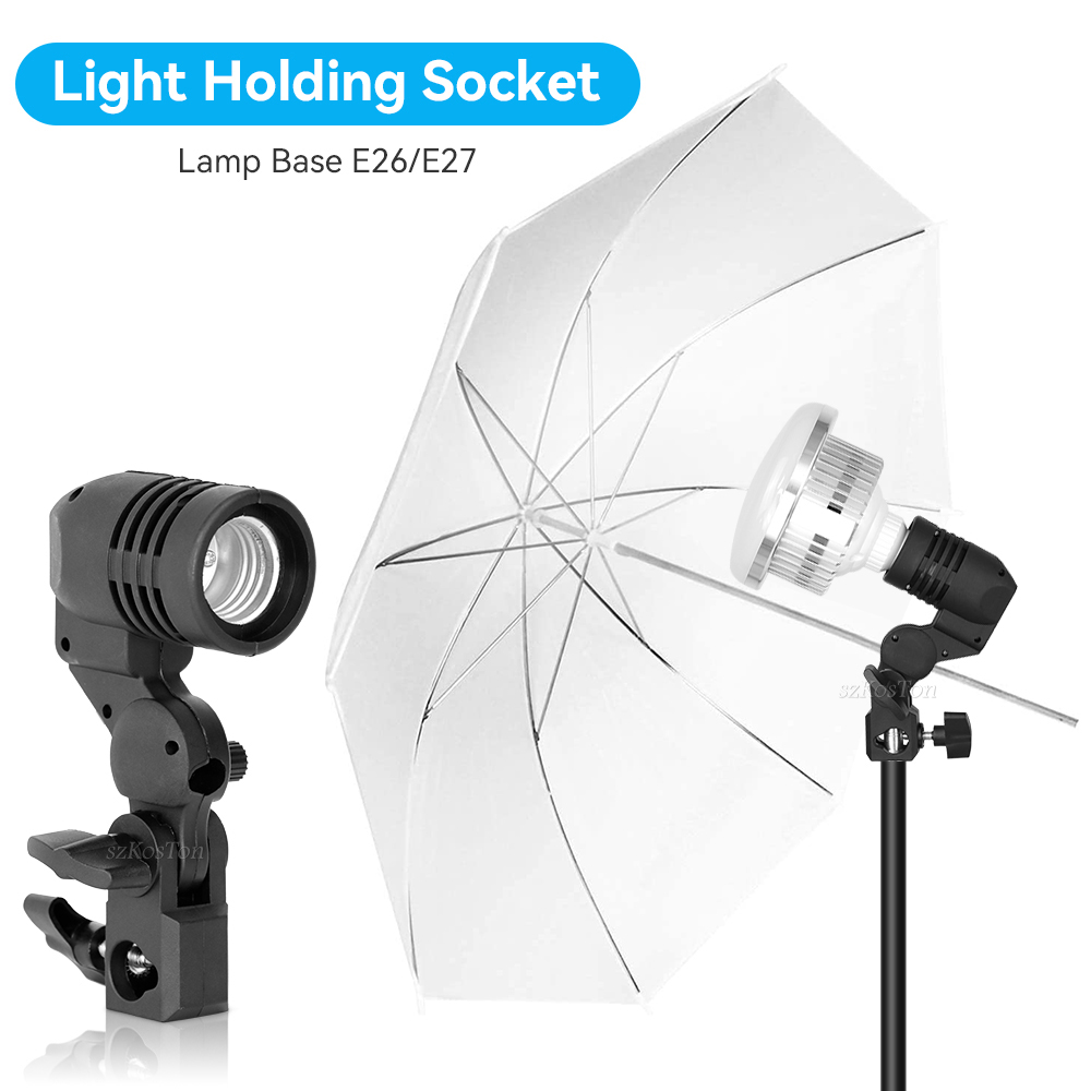 Photography Umbrella Light - Soporte de bombilla de un solo