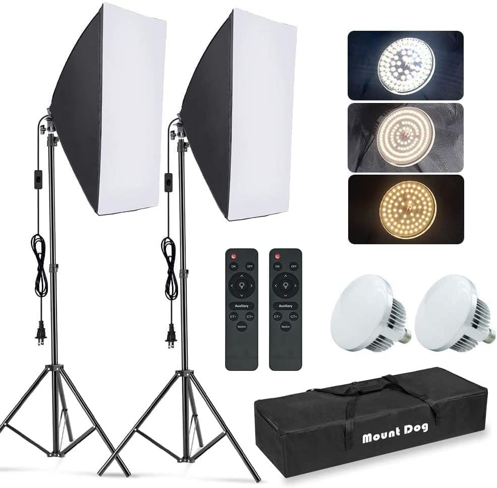 Photography Bulb - Kit de iluminación con caja de