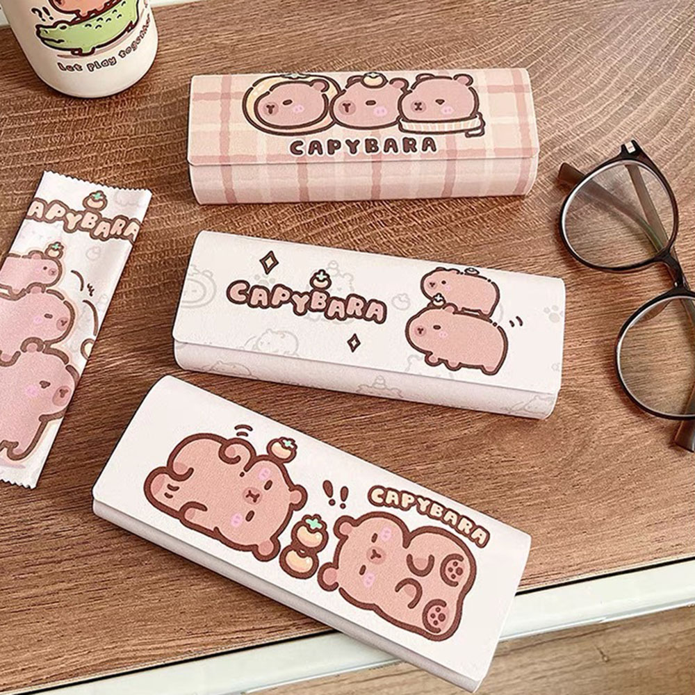Lens Case Pouch - Divertida caja de gafas Capybara, estuche