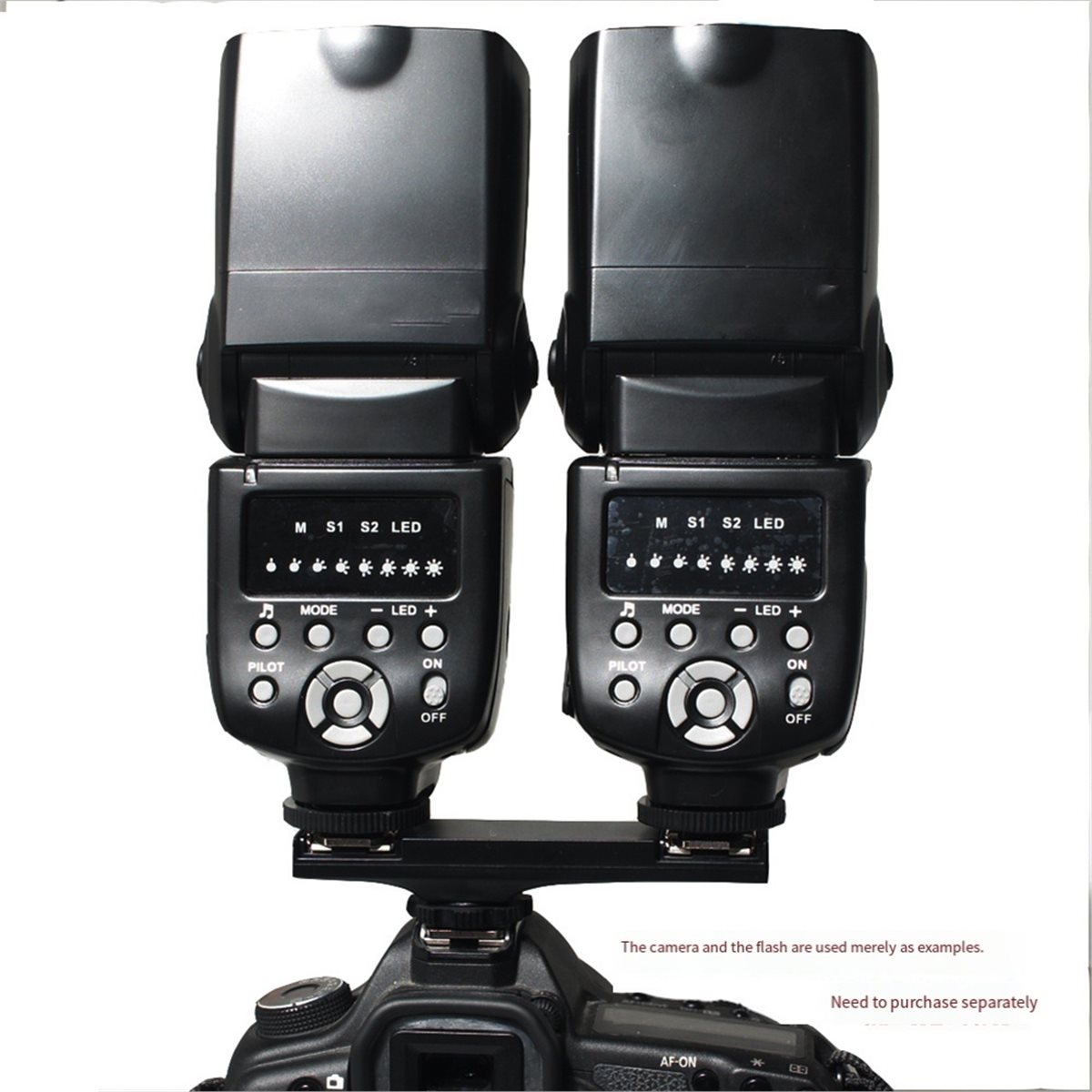 Camera Cold Shoe - Adaptador de Montaje de Doble Zócalo