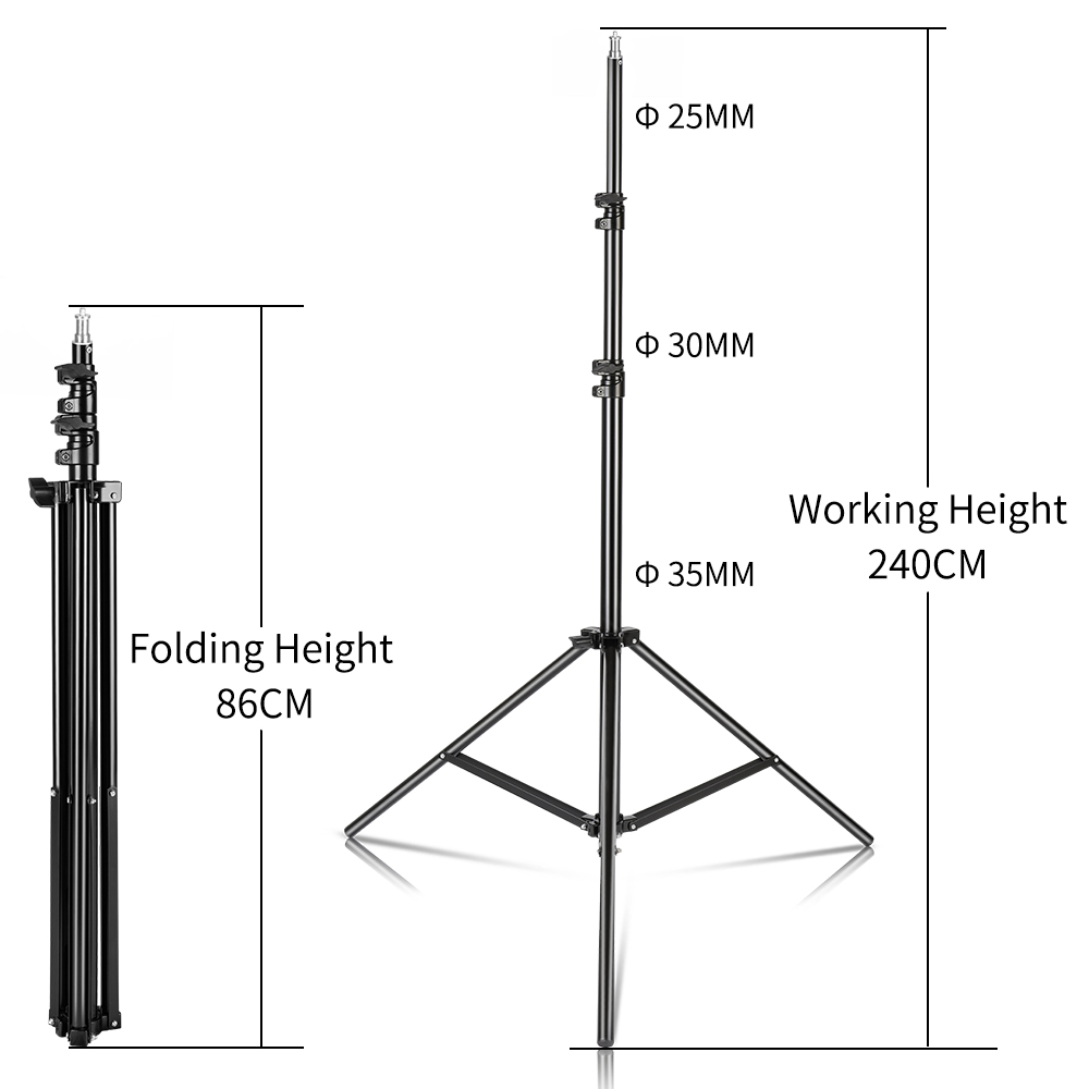 Trípode de fotografía de 240 c - Photography Umbrella Light reseña y precio