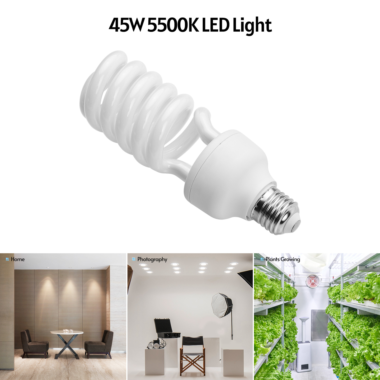 Bombilla fluorescente en espir - Photography Bulb reseña y precio