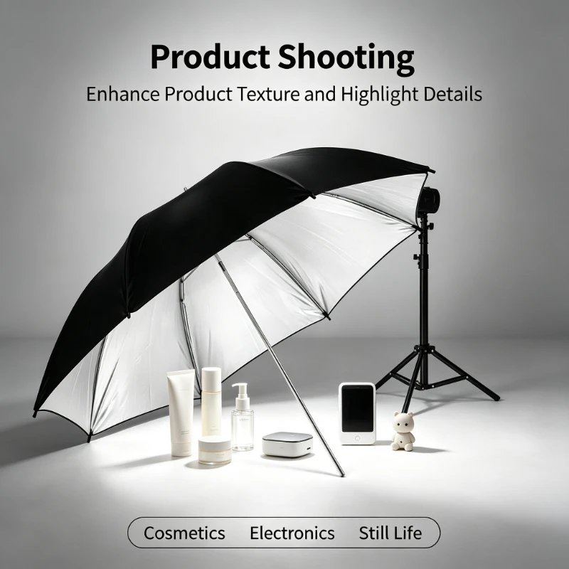 Paraguas Reflectante Negro Res - Photography Umbrella Light reseña y precio