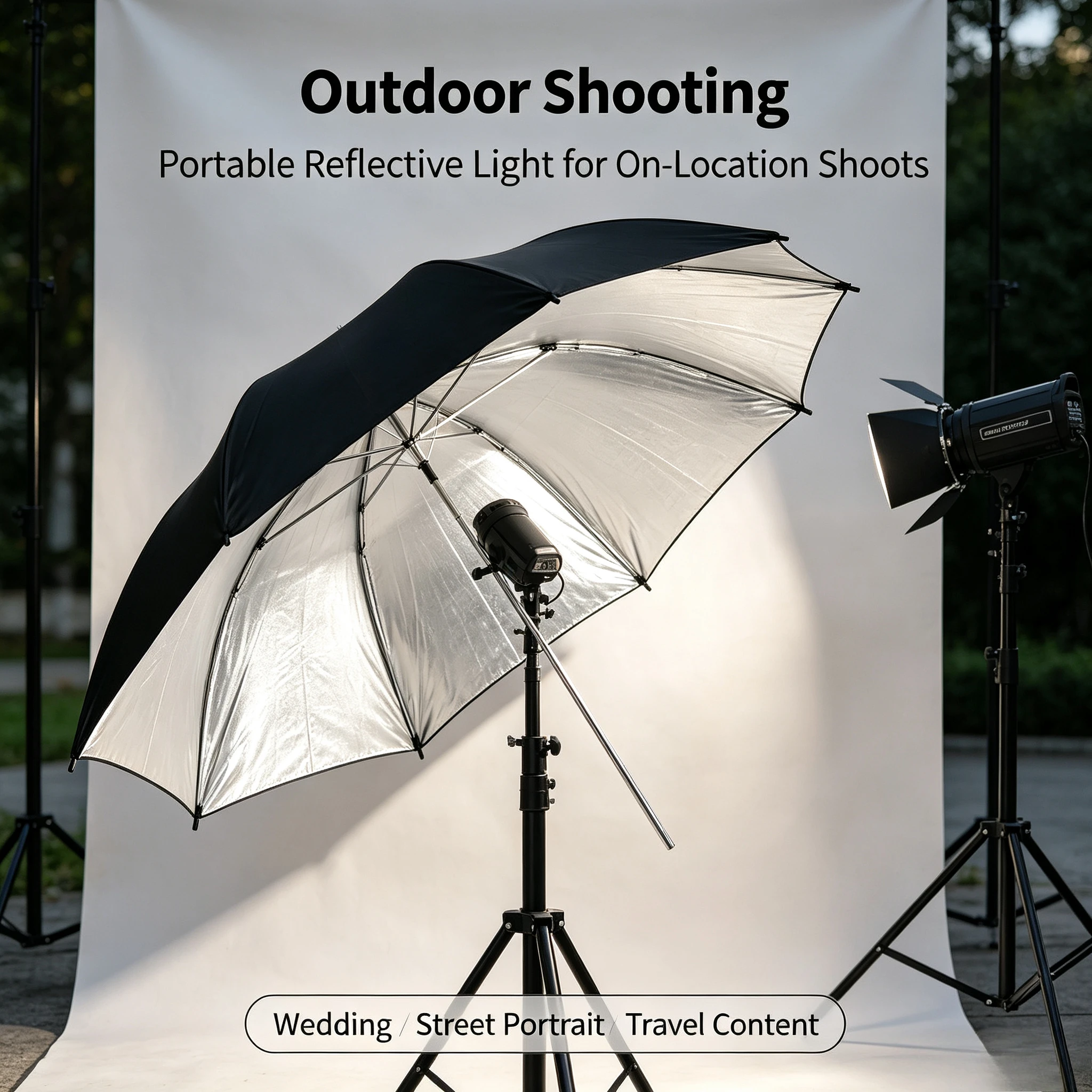 Paraguas Reflectante Negro Res - Photography Umbrella Light reseña y precio