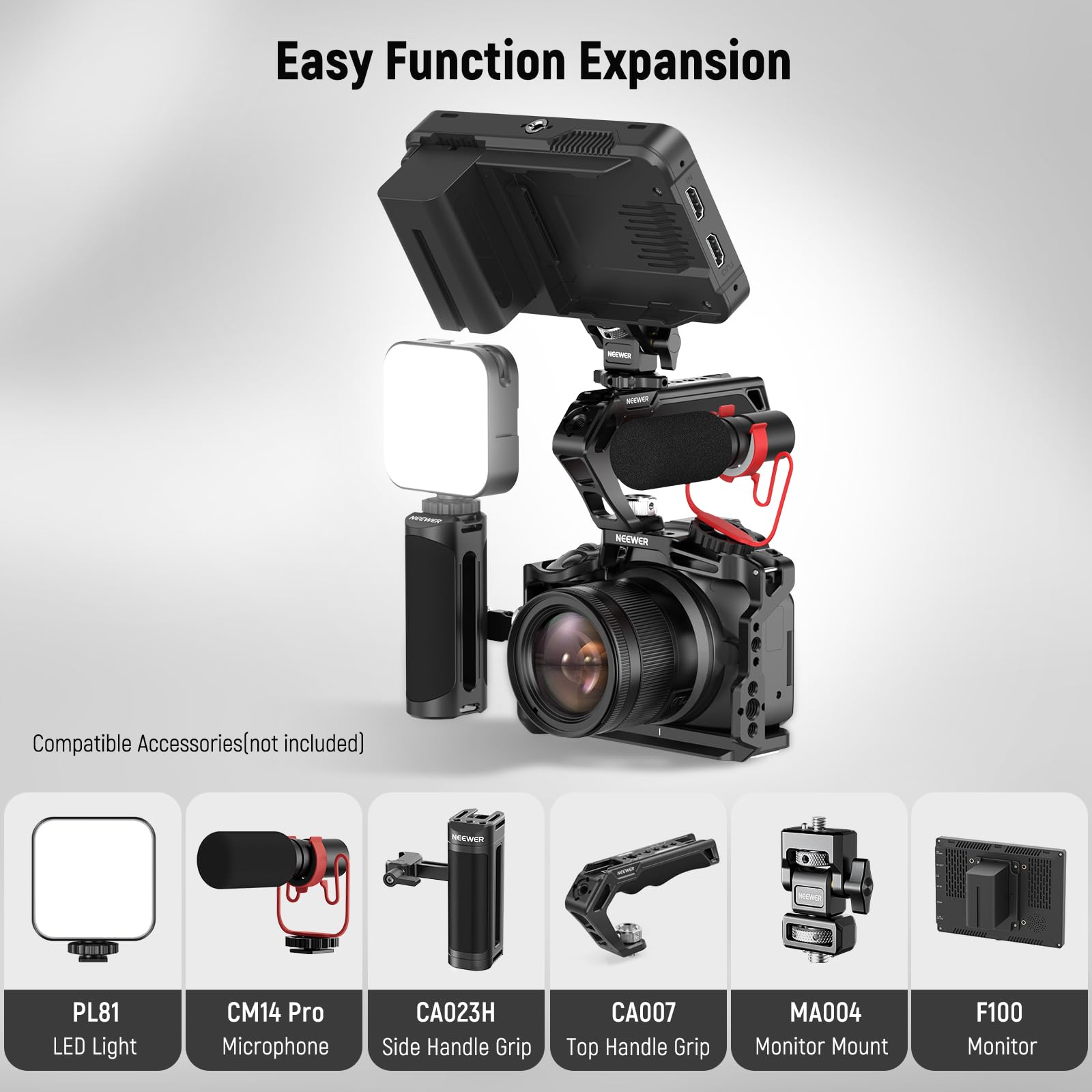 Jaula de cámara NEEWER R50 Com - Photography Zone System reseña y precio