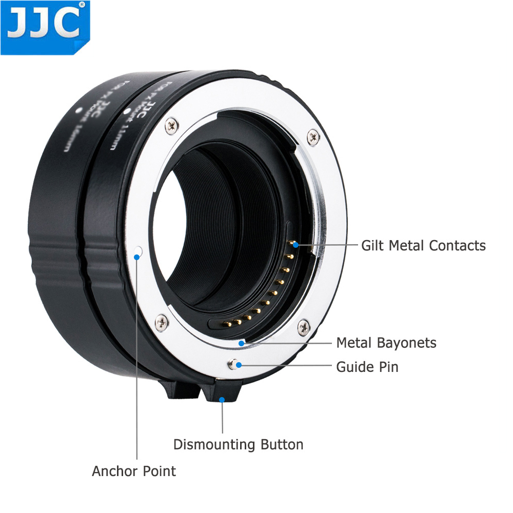 JJC adaptador de lente de exte - Macro Extension Tube reseña y precio