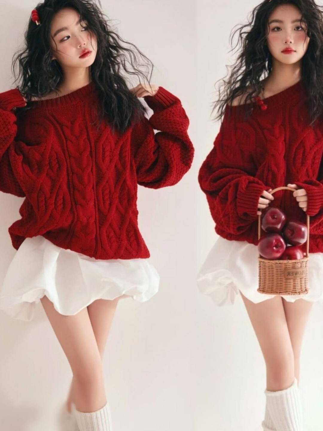 Suéter Rojo para Mujer, Estilo - Photography Young reseña y precio