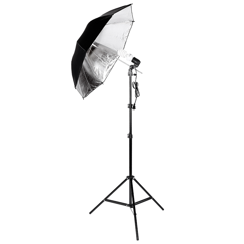 3*45W fotografía vídeo retrato - Photography Umbrella Light reseña y precio