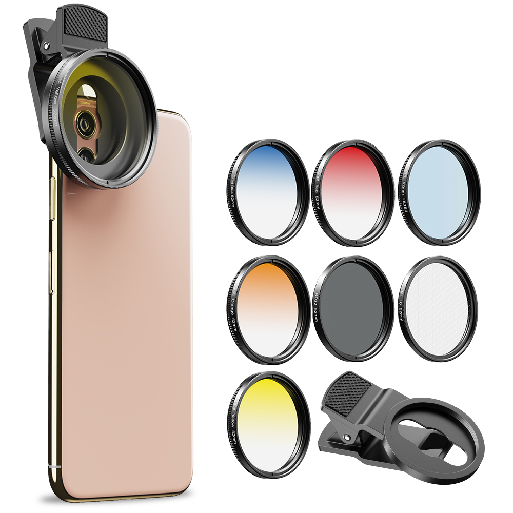 APEXEL Kit de Lentes con Filtr - Photography Yellow Filter reseña y precio