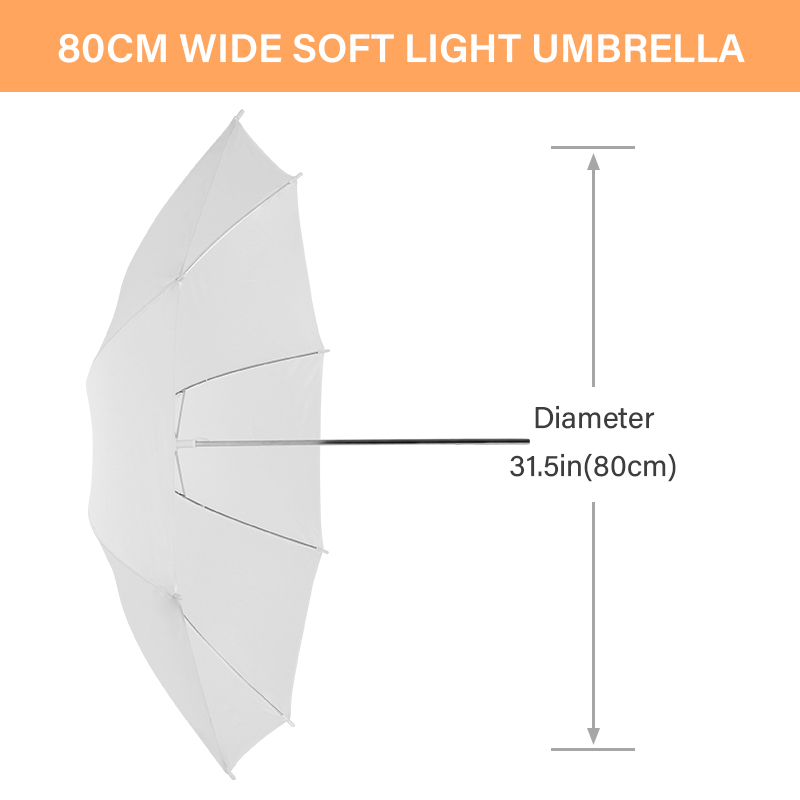 Paraguas difusor de luz blanca - Photography Umbrella Light reseña y precio