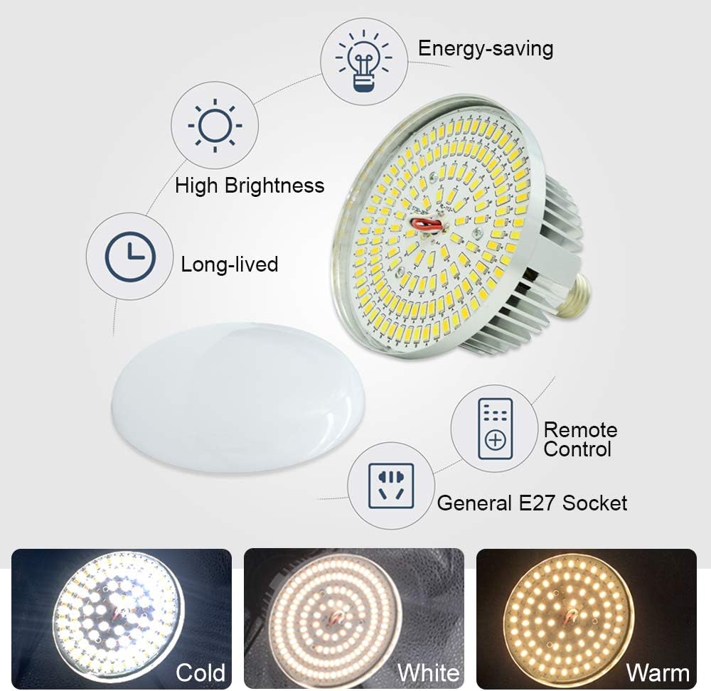 Kit de iluminación con caja de - Photography Bulb reseña y precio