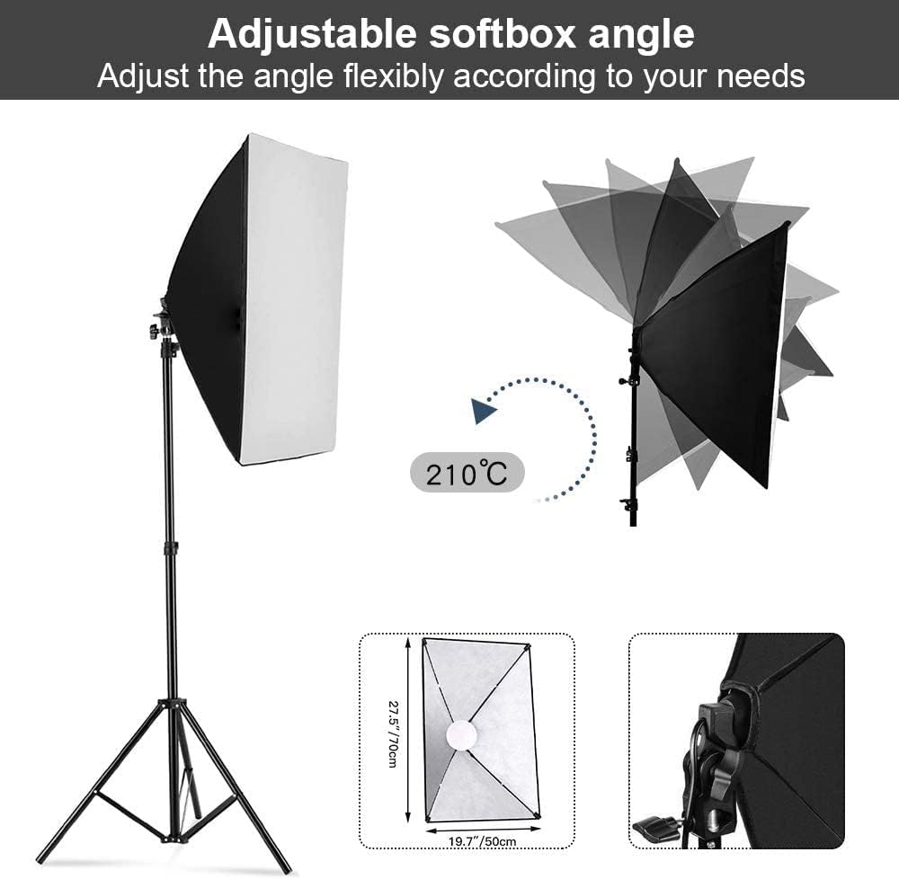 Kit de iluminación con caja de - Photography Bulb reseña y precio