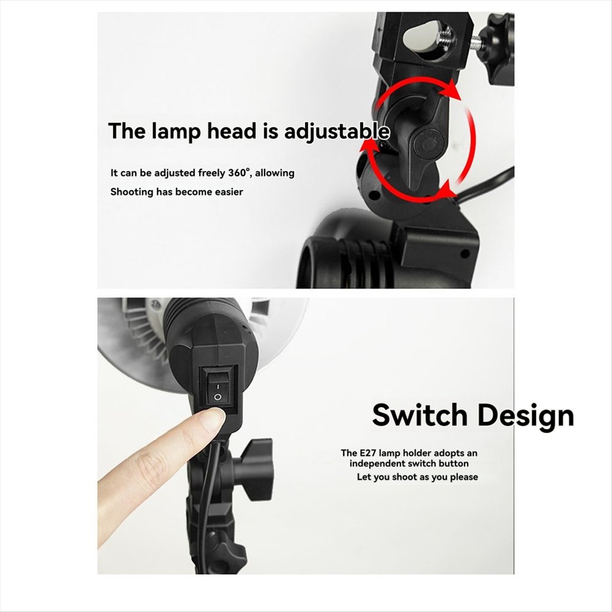 Soporte de Lámpara de Fotograf - Photography Umbrella Light reseña y precio