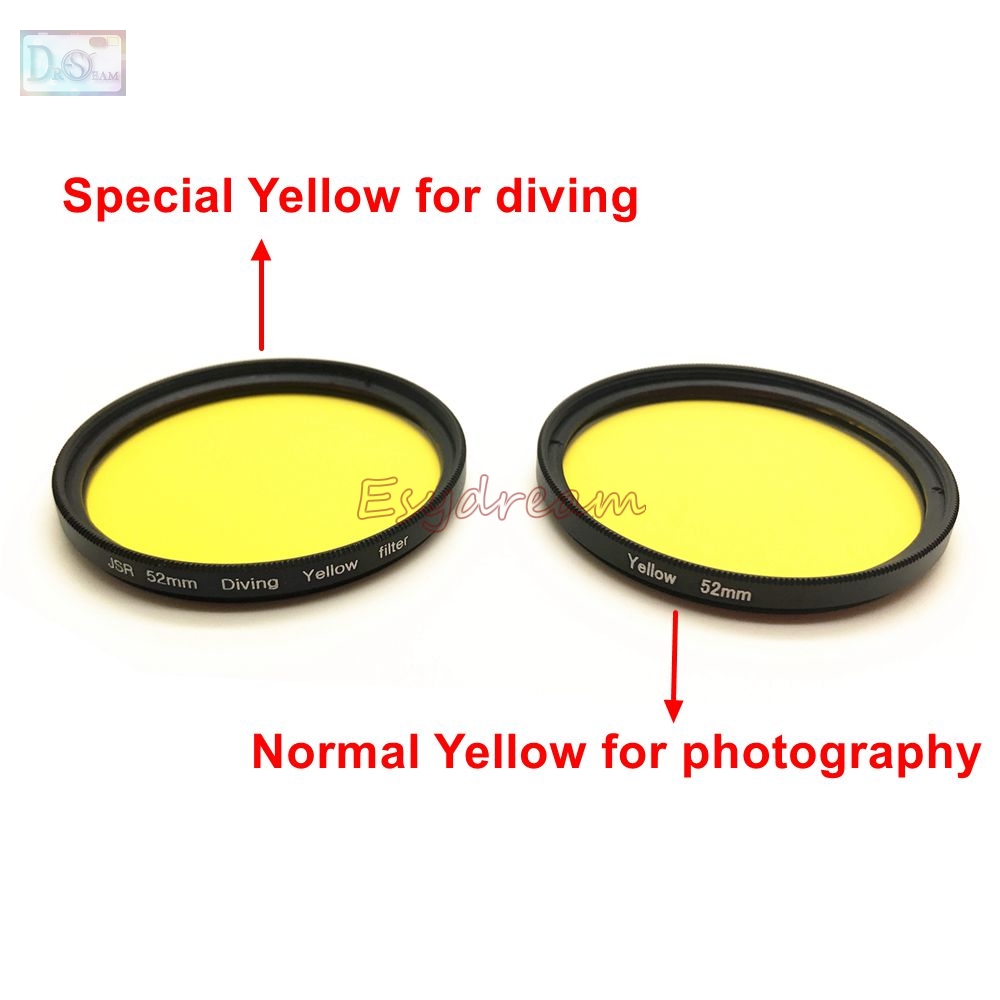 Filtro amarillo impermeable de - Photography Yellow Filter reseña y precio
