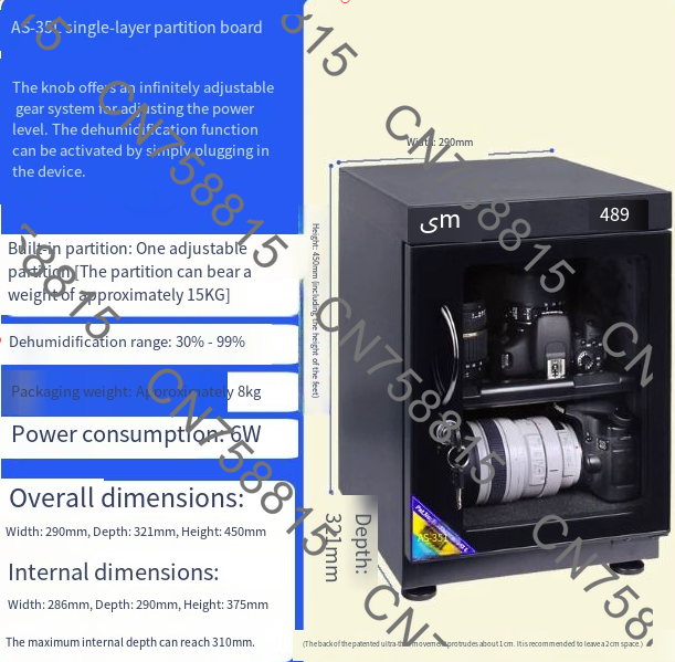 Caja de almacenamiento a prueb - Camera Dry Cabinet reseña y precio