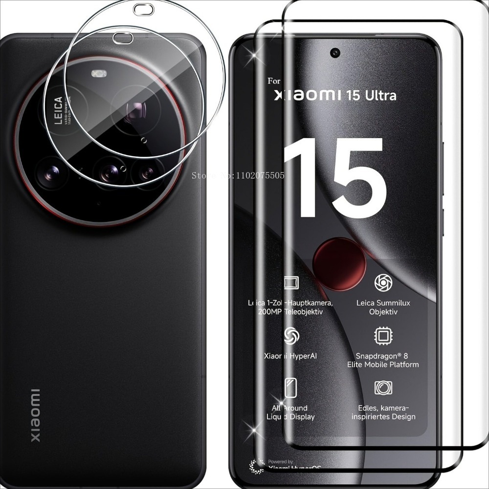 [4 en 1] 2 piezas de vidrio te - Photography Kit Xiaomi 15 Ultra reseña y precio
