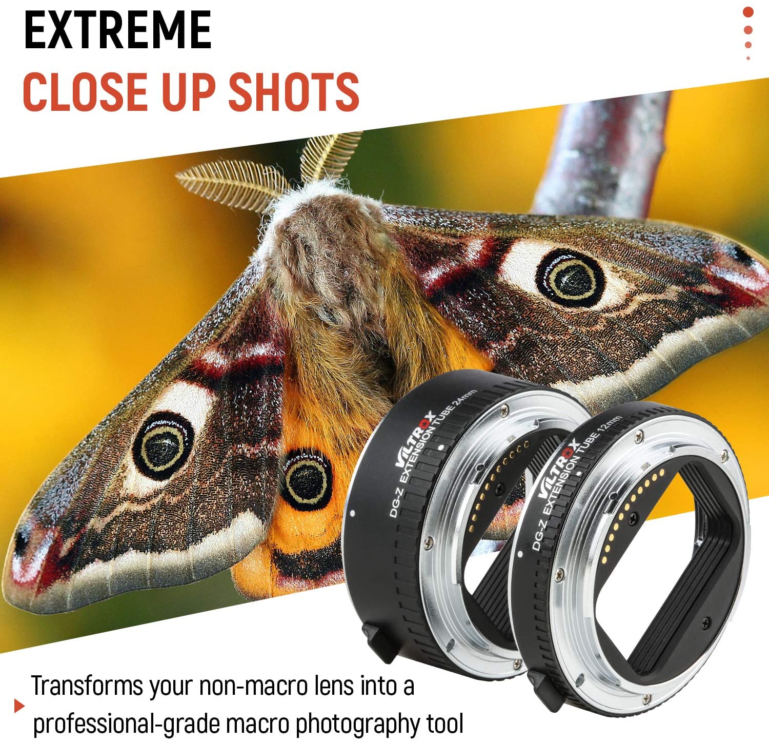 Viltrox DG-Z anillo de tubo de - Macro Extension Tube reseña y precio