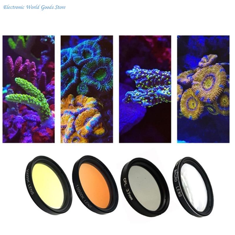 A3PD 4 en 1 lente filtro lente - Photography Yellow Filter reseña y precio