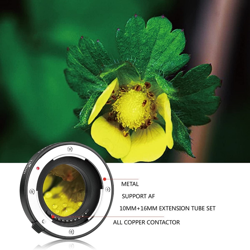 Meike x-mount Auto Fucus Macro - Macro Extension Tube reseña y precio