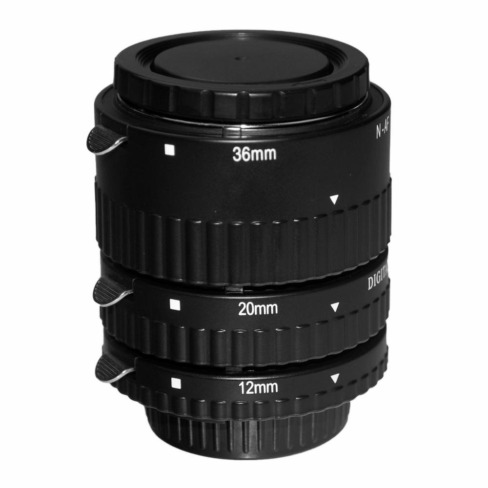 Meike MK-N-AF1-B anillo de tub - Macro Extension Tube reseña y precio