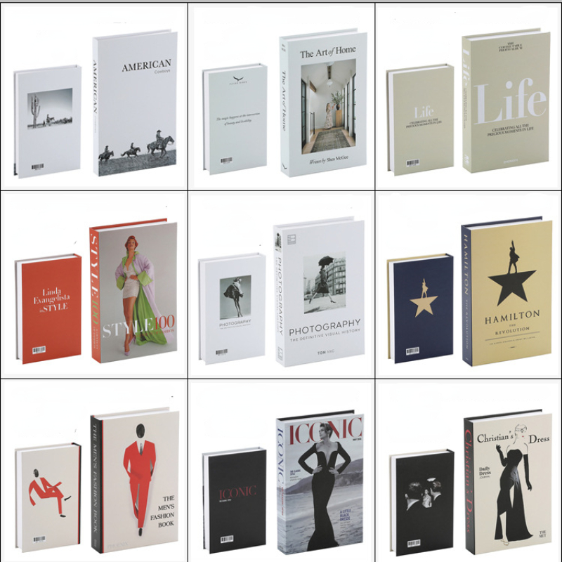Libros falsos de moda para dec - Photography Magazine reseña y precio