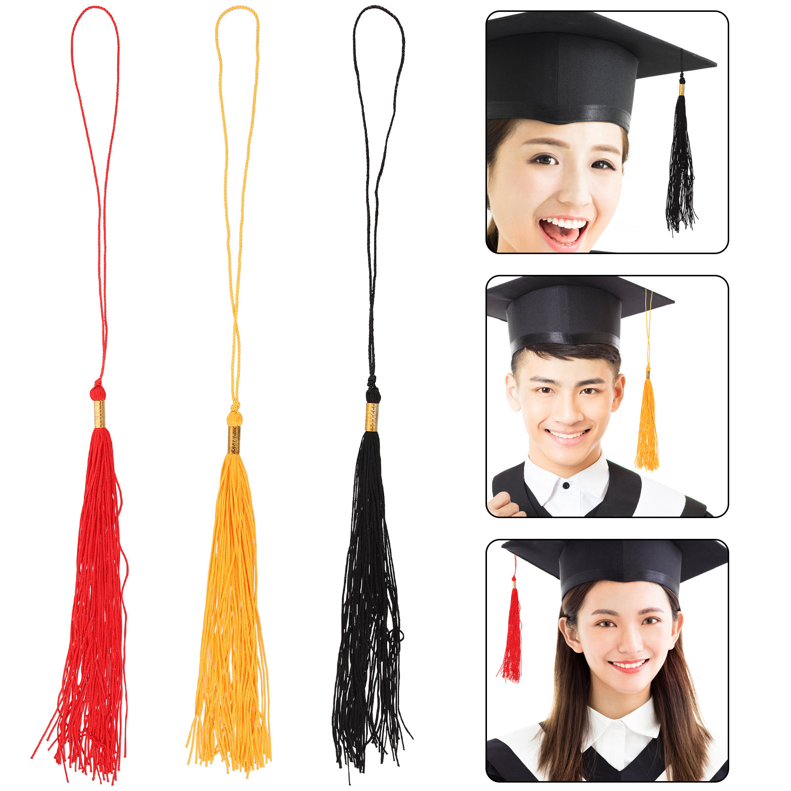 Juego de 3 Borlas Académicas d - Photography Graduation reseña y precio
