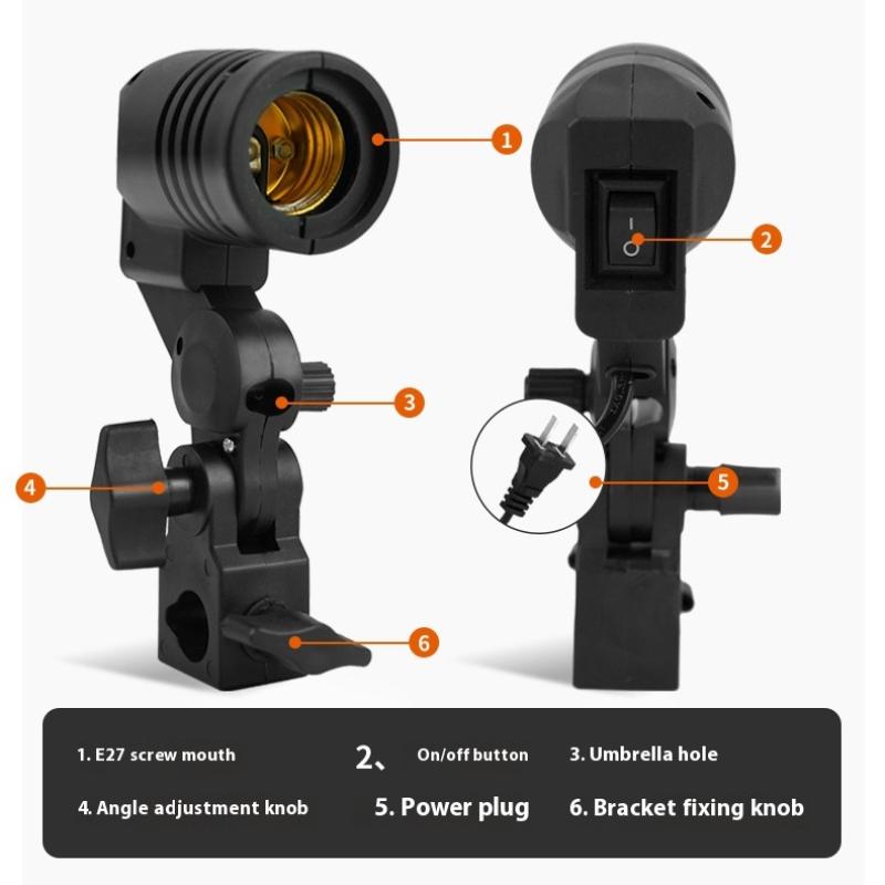 Cable de 1,8 M, enchufe E27, S - Photography Umbrella Light reseña y precio
